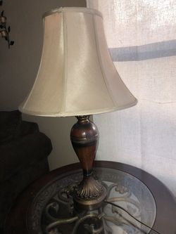 Vintage wooden lamp