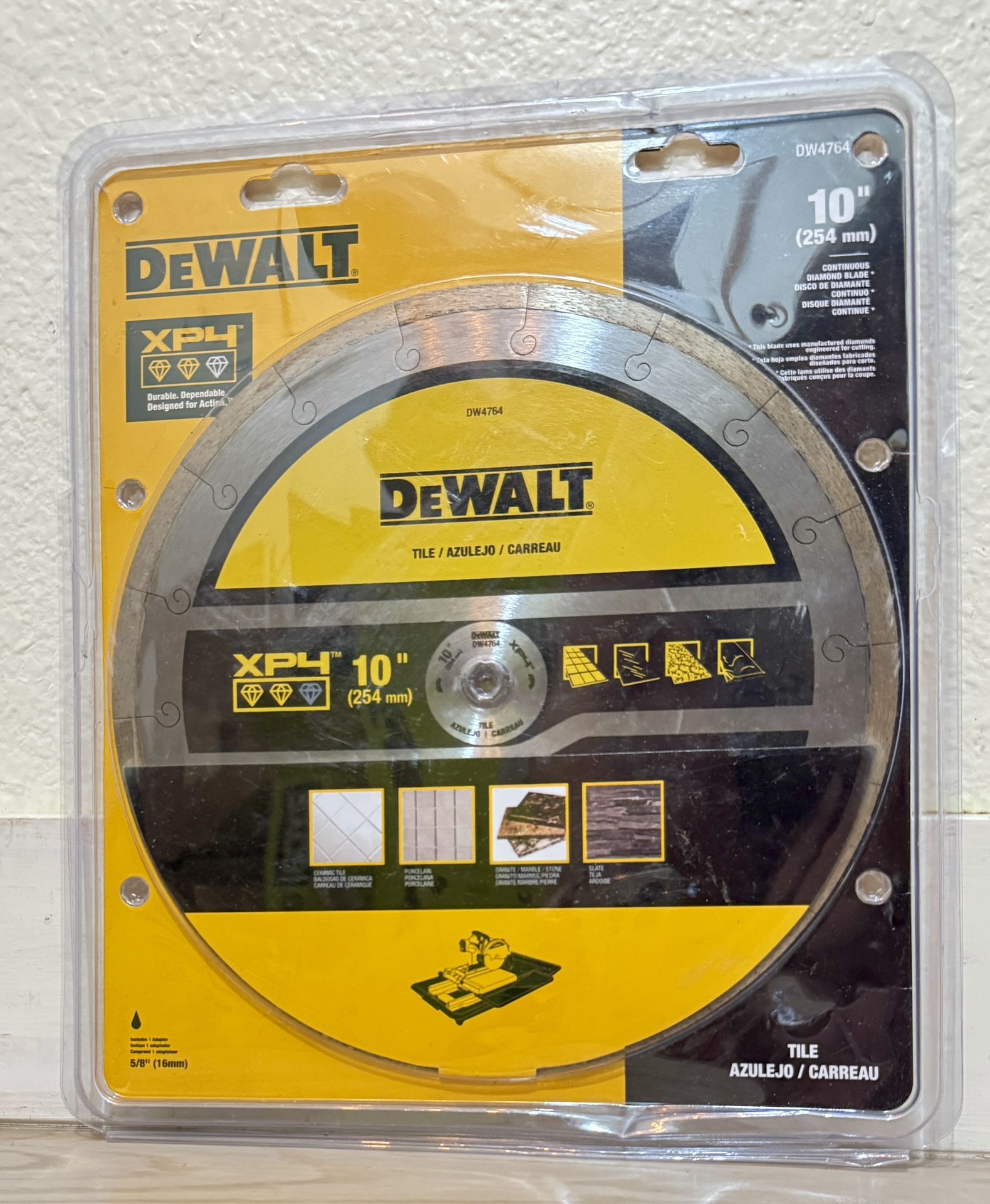 DEWALT Diamond Blade for Tile, Wet Cutting, 10 Inch x .060 Inch (DW4764),New Products : American Fashion Style Bags On Sale