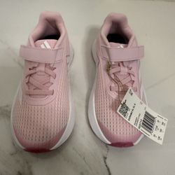 Size 12K - Adidas Duramo SL Clear Pink White Pink Fusion (GS)