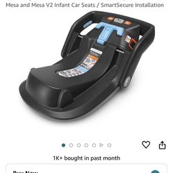 Uppababy Extra Mesa V2 Car Seat Base/ Compatible With Mesa 1 And 2 