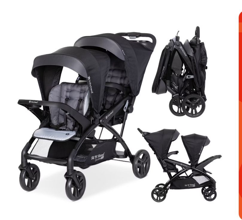 Sit And Stand Double Stroller