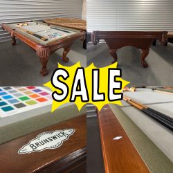8ft Brunswick Pool Table !!!! Free Delivery & Installation Included!!! 