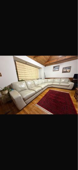4 piece sectional leather sofa couch