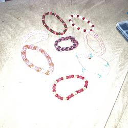 8 VALENTINES DAY BRACELETS 
