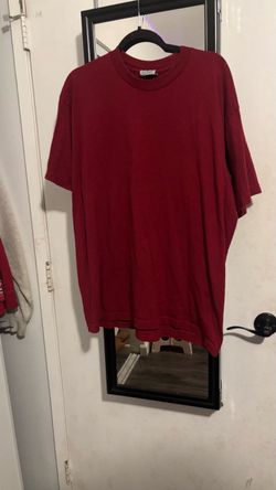 Plain Red Crew Neck T-Shirt