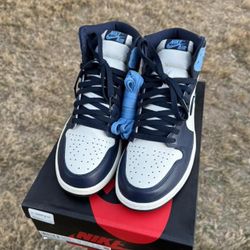 Jordan 1 High Obsidian Sz10 2019