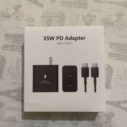 Brand New 35Watts Original Samsung Super Fast C-Type To C-Type Charger
