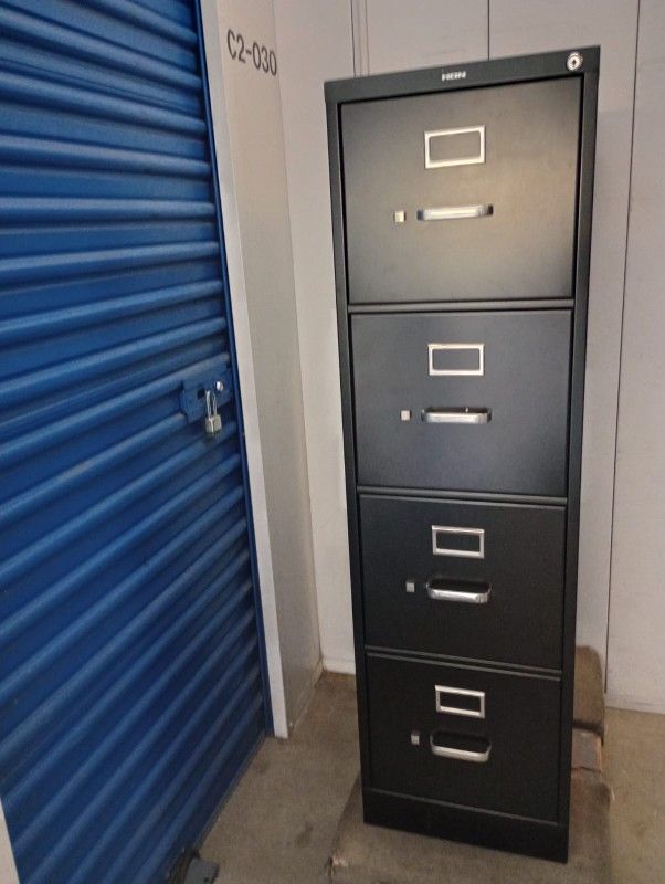 Metal File Cabinet Letter Size With Key $80