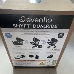 Gold Shyft DualRide with Carryall Storage Infant Car Seat and Stroller Combo(Jasper)