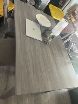 Dining room table and chairs