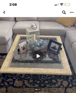 Stone Glass  Table