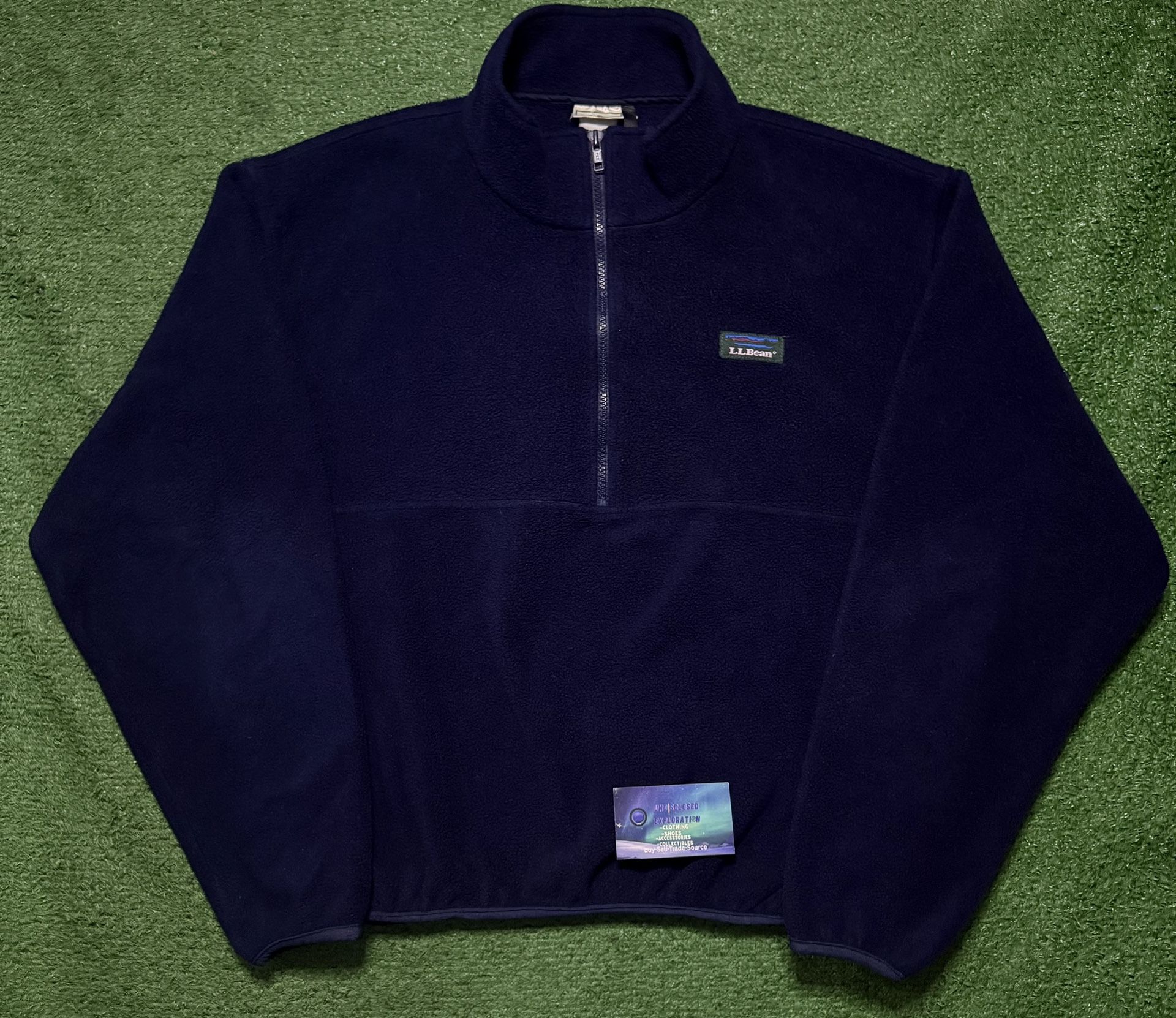 Vintage LL Bean Quarter Zip Fleece X-Large