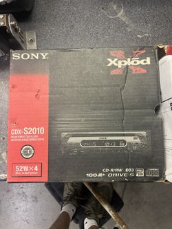 Sony Fm Am Cd Car Player (new)
