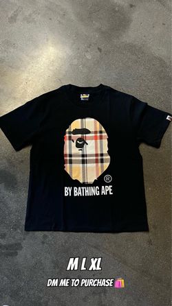 black burberry bape tee