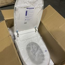 Smart Toilet,Tankless Toilets Dynamic Clean with Dryer,ADA Comfort Seat Height One Piece with Warm Water Bidet,Modern Smart Toilet with Bidet Built In