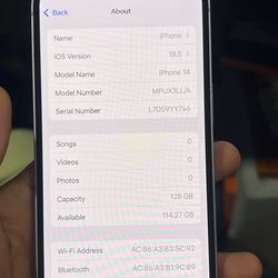 iPhone 14 128gb Purple