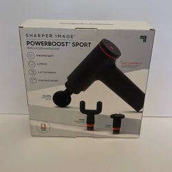 Sharper Image Powerboost Sport Percussion Handheld Massager