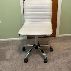White Swivel Chair