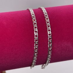 Silver Bracelet 6inch Stamped 925