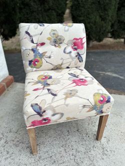 Boho Floral Accent Chair – Reading Nook / Bedroom / Office