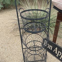 Three Tier Basket Rack 