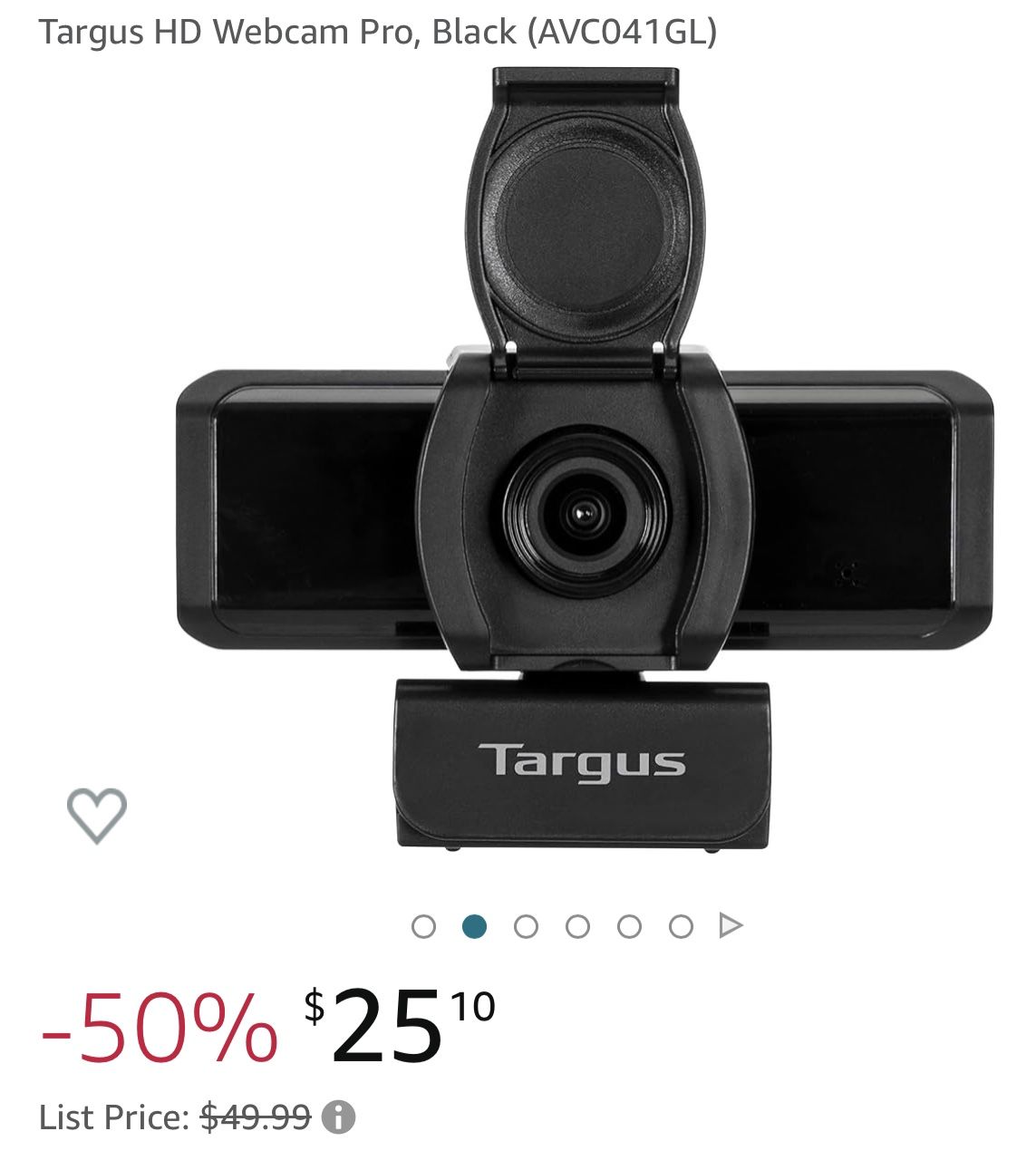 Targus 1080P Webcam Pro