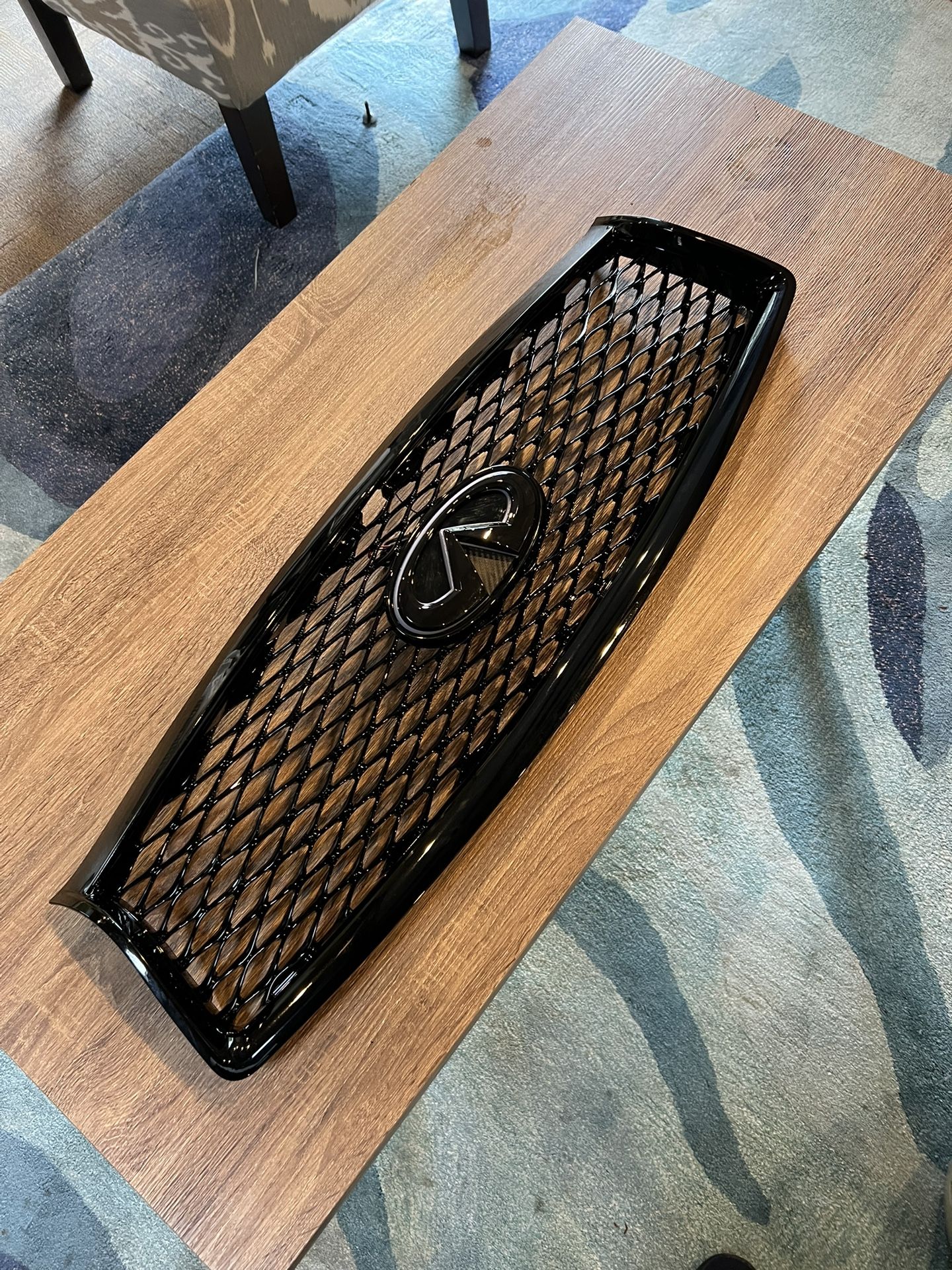 Infiniti Q50 2014-2017 Glow RGB Changing color Emblem & Black Grille