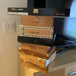Empty Cigar Boxes