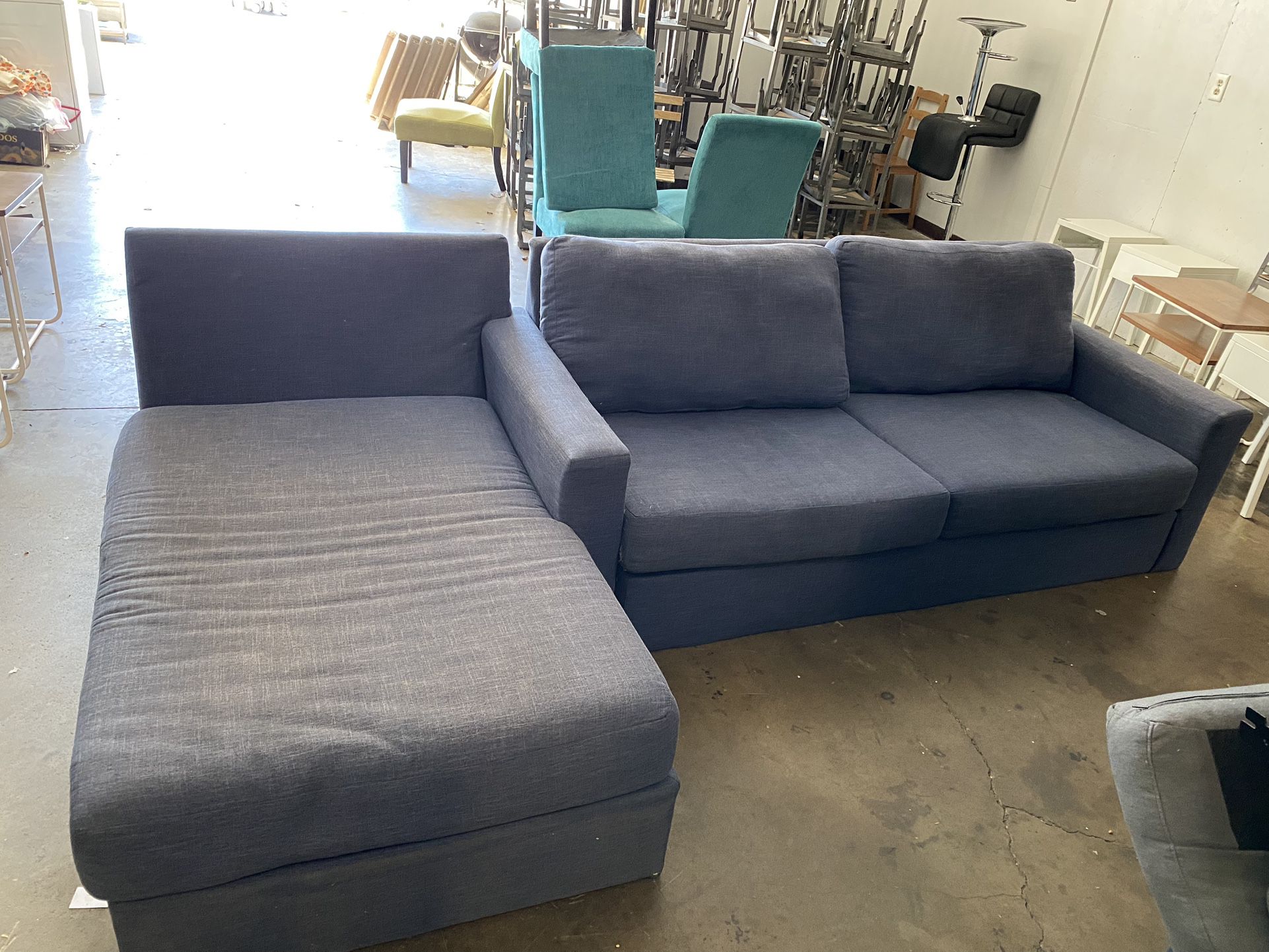 Large Sofa Pull Out Bed (metal frame) 
