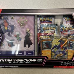 Pokémon Cynthia’s Garchomp EX Premium Collection New Sealed