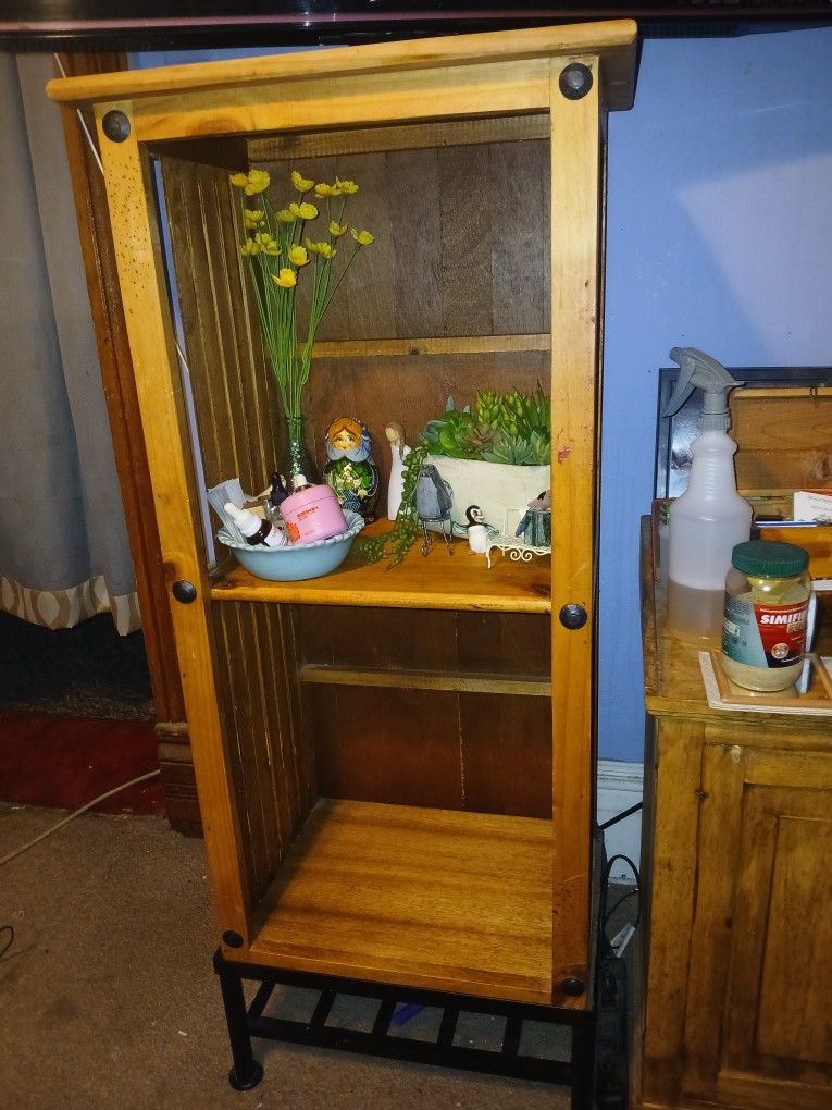 Oak Wood Side Dresser/stand