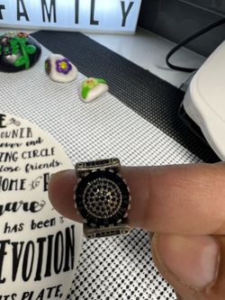 Pure silver ring