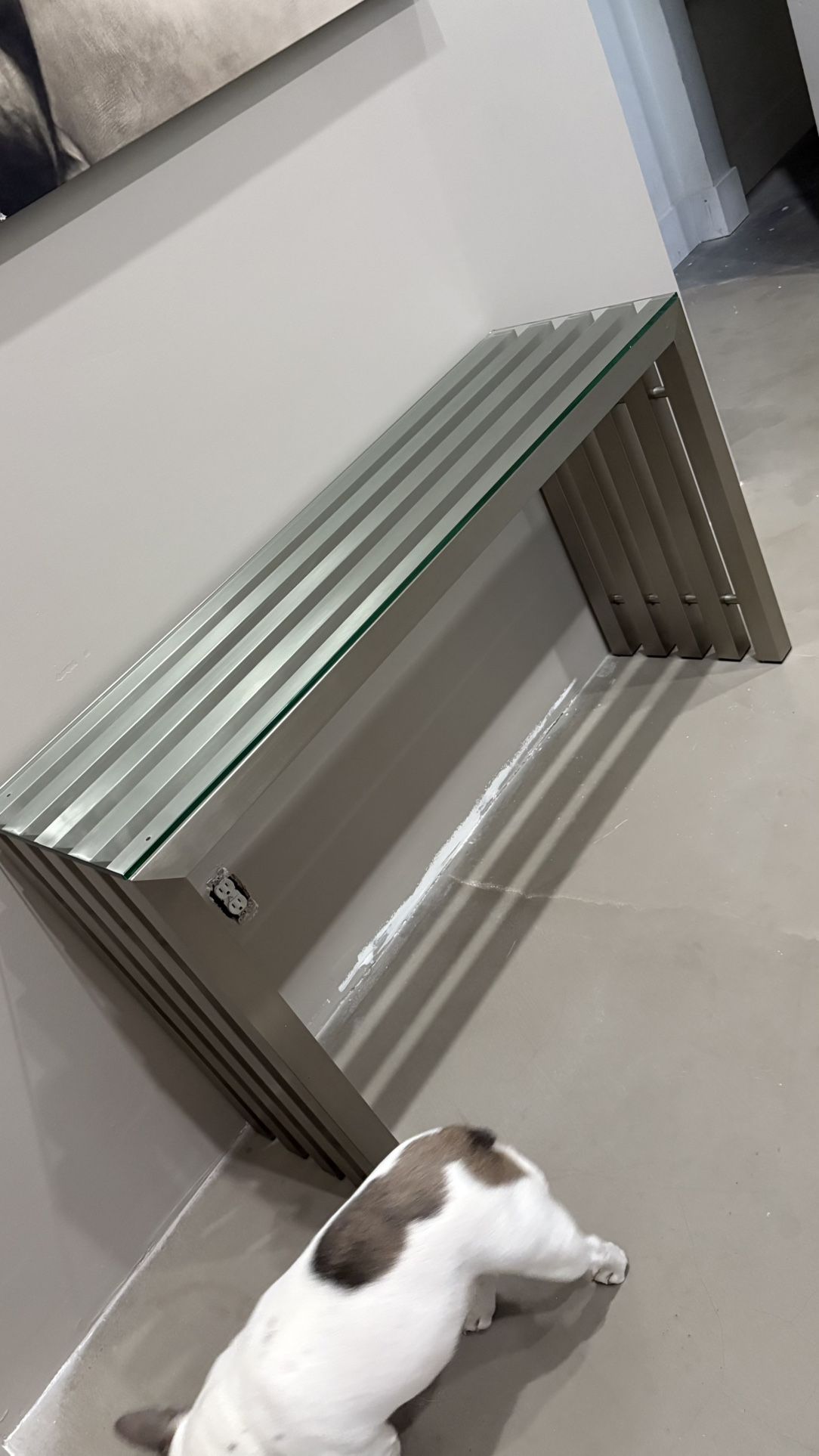 Steel Console Table