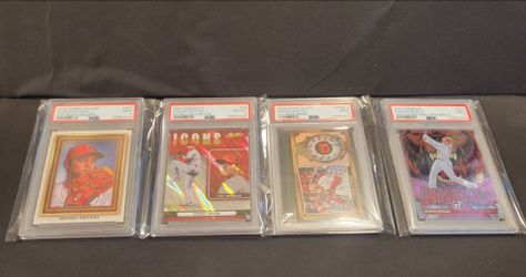 (4) 2022 SHOHEI OHTANI  GRADED SLAB CARDS