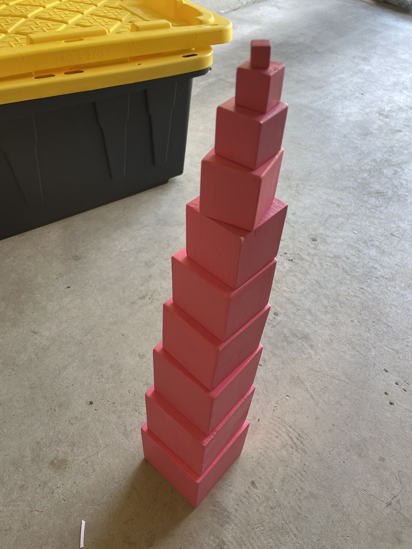 Montessori Pink Tower