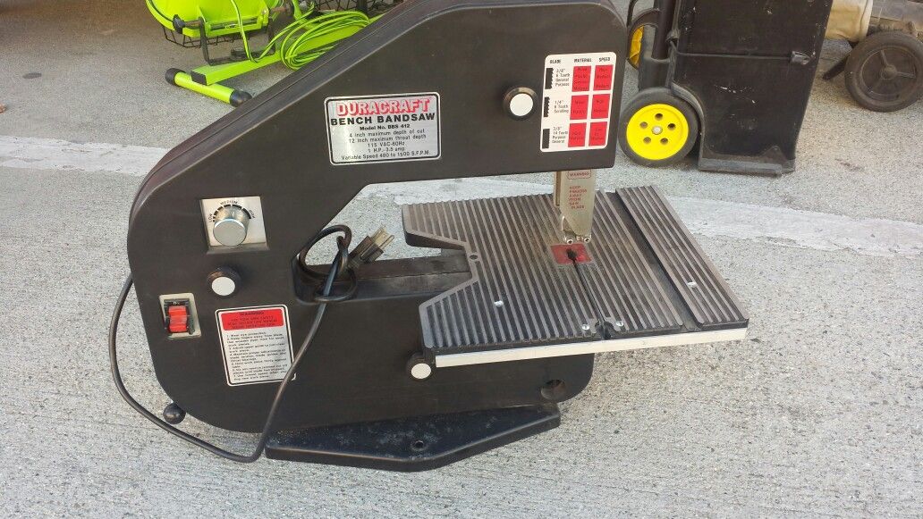 Duracraft bench bandsaw deals