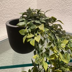 Artificial Hanging Ceramic Potted Plants for Indoor / Outdoor /  Room Shelf Decor 