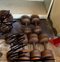 York dumbbells sets