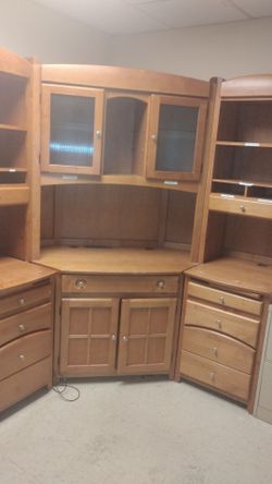 Large desk cabinet 3-piece set for Church donation MUST GO THIS WEEKEND