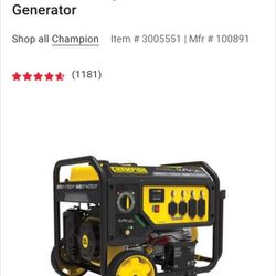 Generator 9750 WATTS