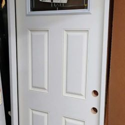 34x80 Exterior Door Fiberglass Left Hand Available Now,For ADU,Garage , Guess House, Storage,Or Tinys Houses,Or For Anything U Need 