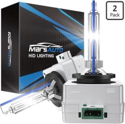 New Marsauto D3S HID Bulbs 6000K Xenon Headlight Bulbs 2 Pack