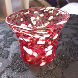 Beautiful Hand Blown Votive 