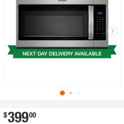 Whirlpool 30 in. 1.7 cu. ft. Over the Range Microwave