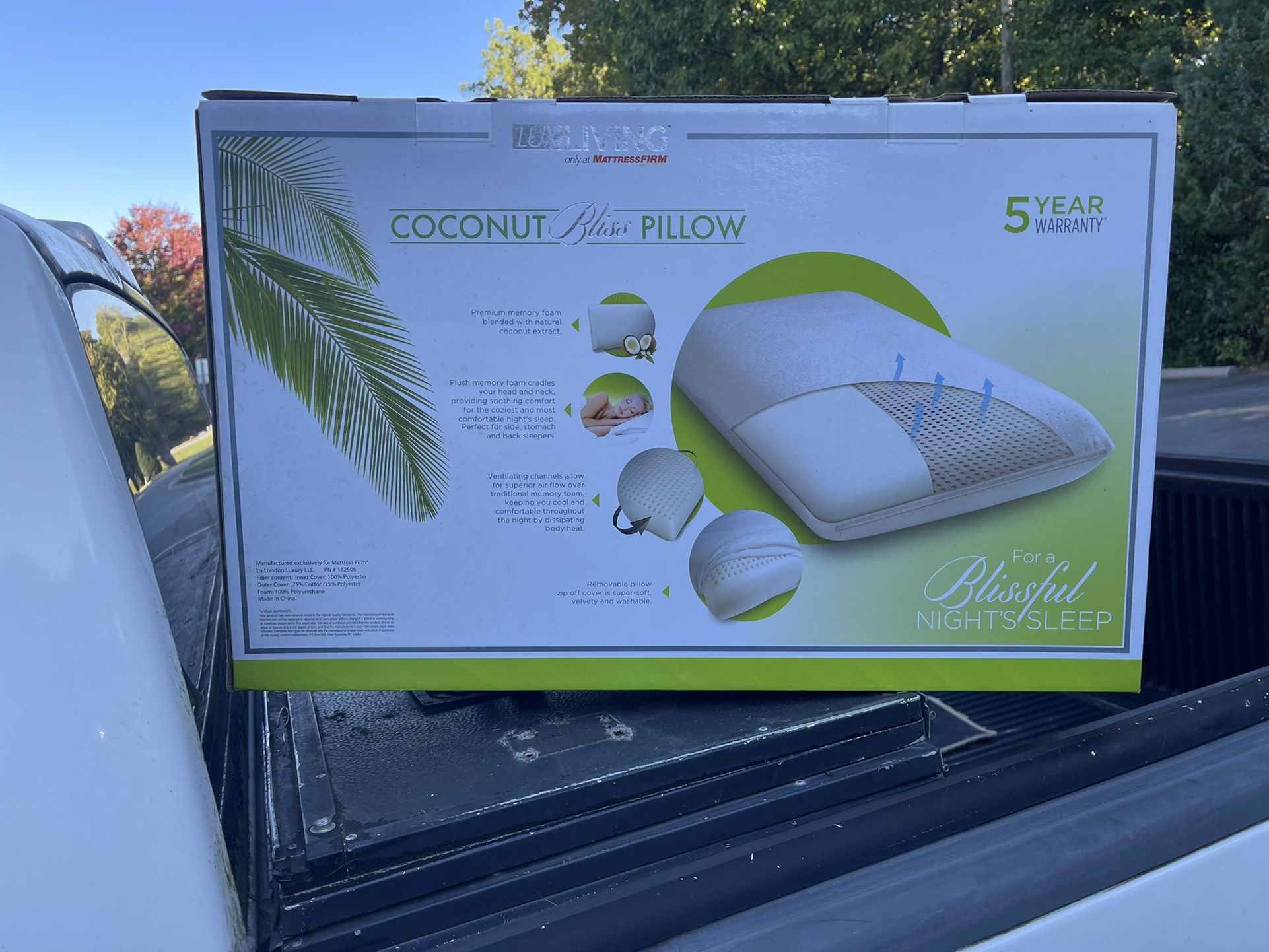 Mattress Firm Coconut bliss pillow for Sale in Kernersville NC OfferUp