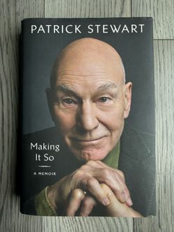 Making It So By Patrick Stewart Autobiography Hardcover Book