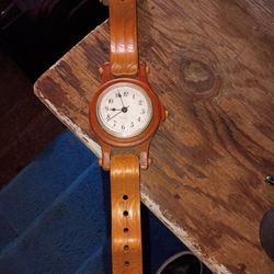 Right On Time A Wooden Clock Watch For Sale$90