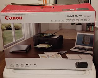 Canon PIXMA TR4720 Color Inkjet All-In-One Printer - Black