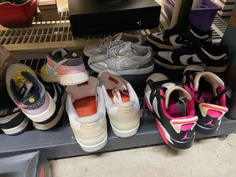 Mixed Lot of Used Nike and Jordan Sneakers 5$ a pair