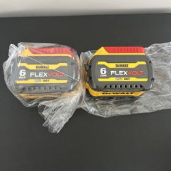 New 6.0ah Dewalt FLEXVOLT Battery ($170 both batteries) 
